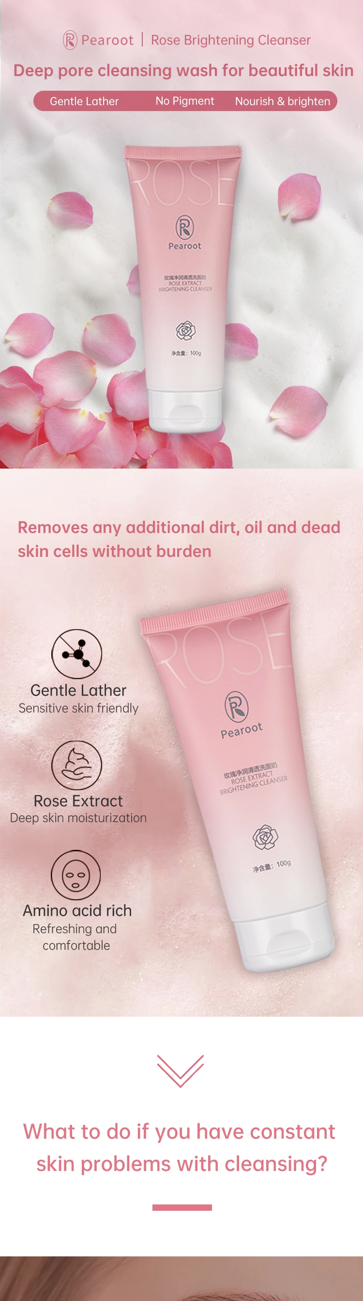 Pearoot Nourish Deep Cleaning Facial Cleanser