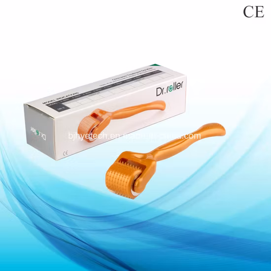 Hot Sale Beauty Equipment Titanium 0.5 mm Micro Needle Derma Roller 4 in 1 Kit for Home Use
